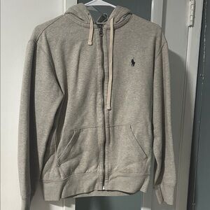 Polo by Ralph Lauren Tan Zip-Up Men's Sweater